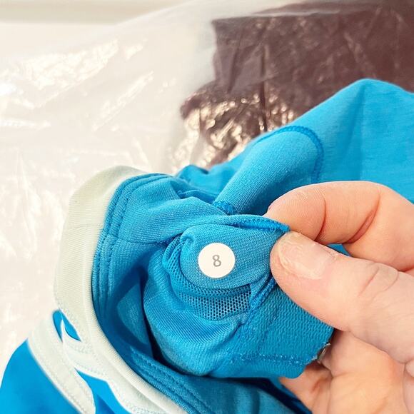 Lululemon Run Mile A Minute Tank Top Beach Blanket Blue Aquamarine 8 - Picture 3 of 6